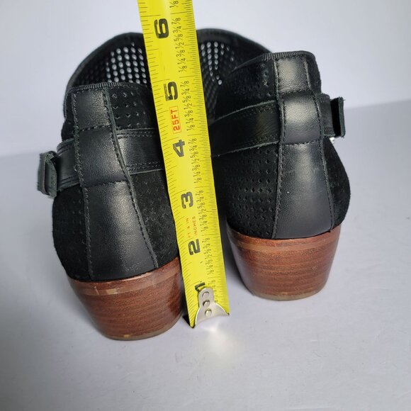 Sam Edelman Paula perforated Leather Upper Suede Ankle Boots. Size 10 - Picture 4 of 7